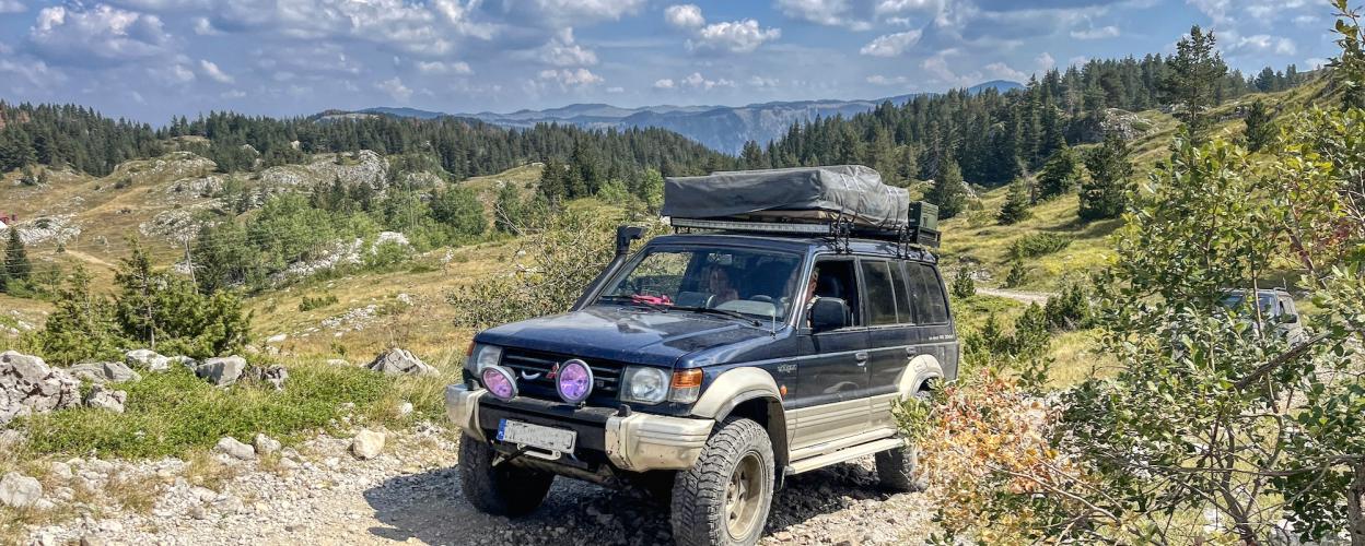 Offroad Montenegro Sinjajevina von Nord nach Süd
