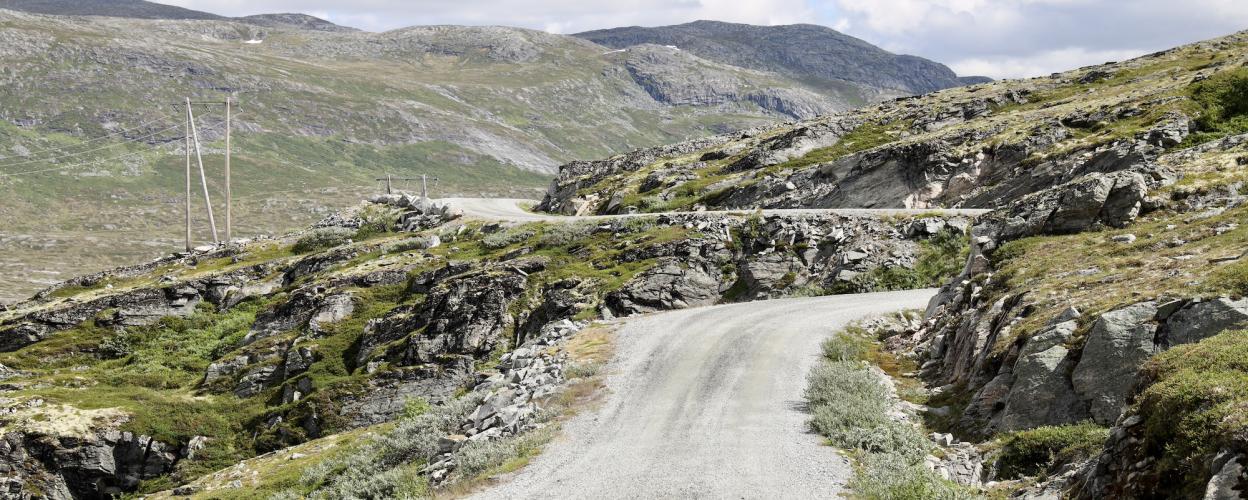 Norwegen Aursjøvegen im Eikesdalen 