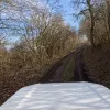 Zum Windpark über dem Diemeltal