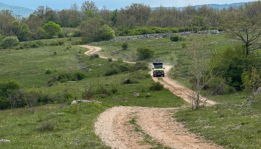 Karstlandschaft im Grenzgebiet 