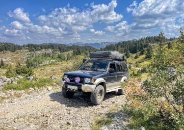 Offroad Montenegro Sinjajevina von Nord nach Süd