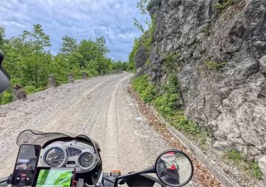 Offroad Slowenien Von Gorenja Trebuša nach Idrijska Bela 