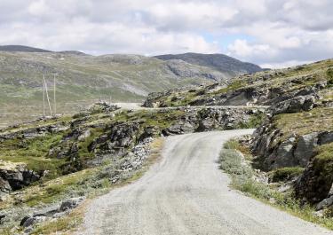 Norwegen Aursjøvegen im Eikesdalen 