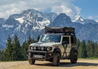 Slowenien Auf dem Mittelteil der Solčavska Panoramastraße