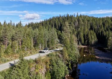 Offroad Norwegen Lundadalsvegen und Samsjøveien
