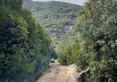 Offroad Italien Monte Limbara von Norden