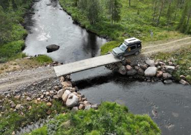 Offroad Schweden Pisten am Storavan