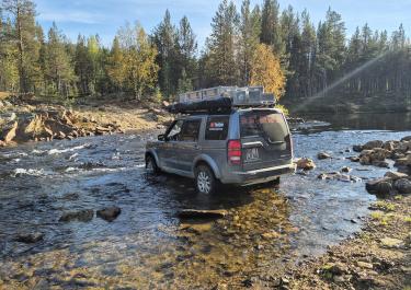 Offroad Finnland Furt und Flussidylle