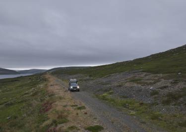 Offroad Norwegen Sackgasse am Geatnjajärvi 