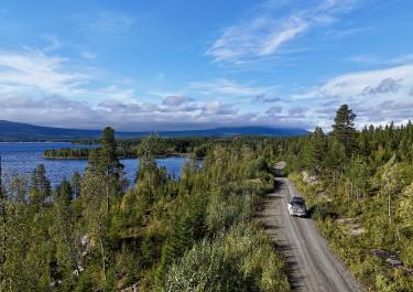 Offroad Schweden Entlang des Håckrenmagasinet