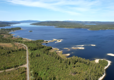 Offroad Schweden Waldautobahn zum Håckrenmagasinet
