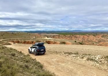 Offroad Spanien Rote Canyons bei Teruel