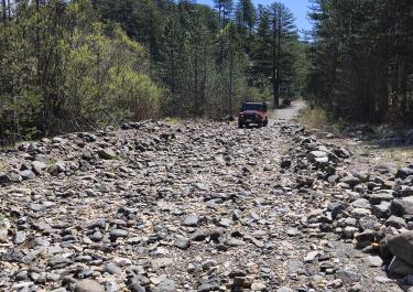 Offroad Griechenland Durch den Aoos Canyon