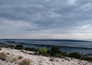 A breathtaking view of the Adriatic coastline in Primorje-Gorski Kotar, Croatia.